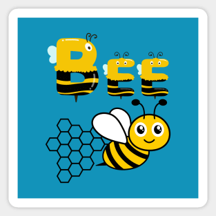 Cartoon honey Bee Sticker